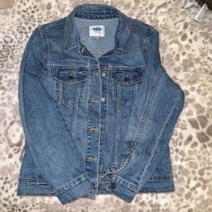 Dark wash denim jacket